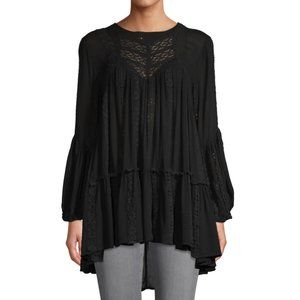 Free People Kiss Kiss Embroidered Tunic
